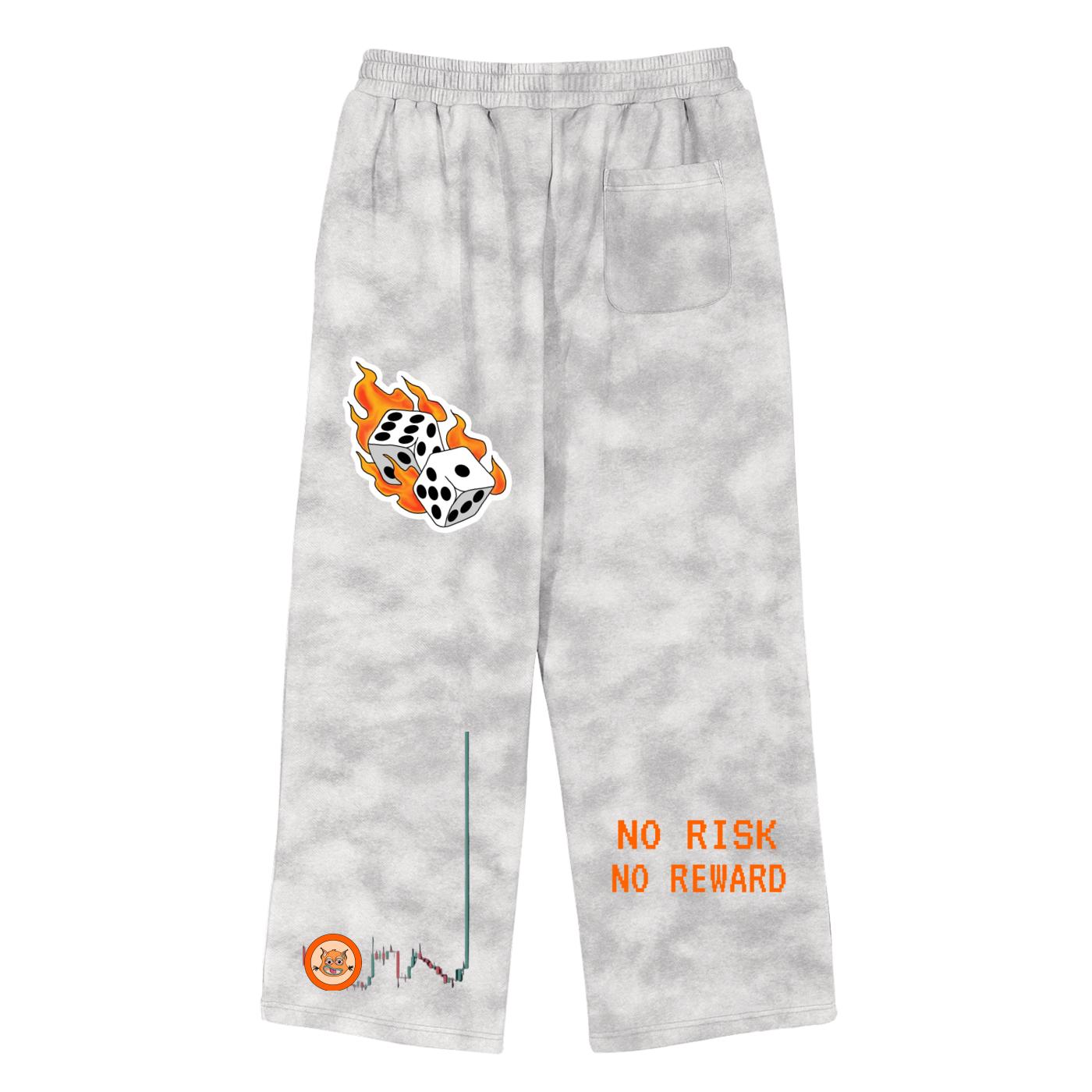 "High Roller" Dirty Washed Fleece Sweatpants - 410 GSM