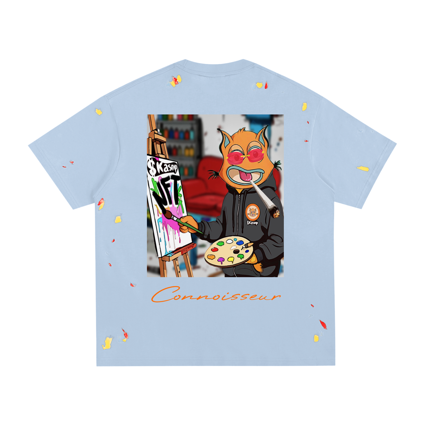 "Connoisseur" Paint Splatter T-Shirt