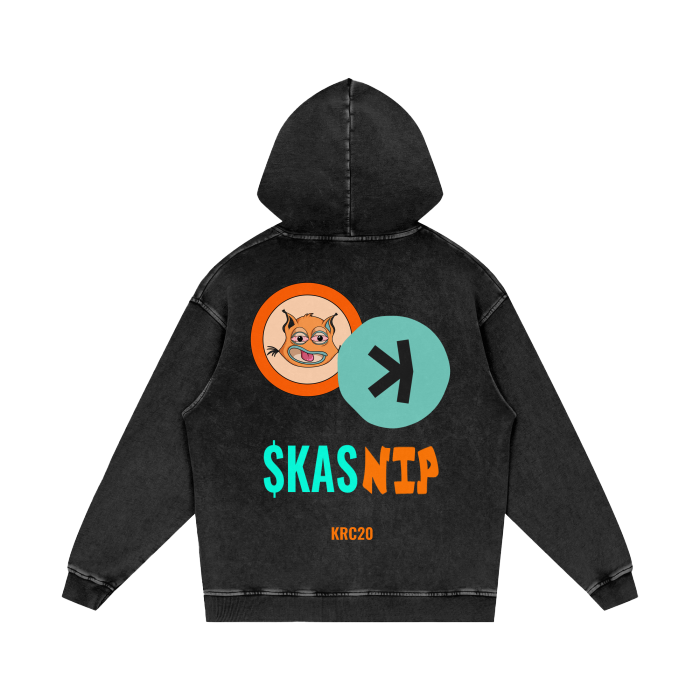 “KASxKASNIP” Acid Wash Oversize Hoodie - 420 GSM