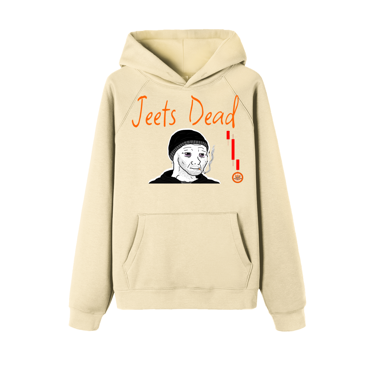 "Jeets Dead" Essential Raglan Sleeve Hoodie - 360 GSM