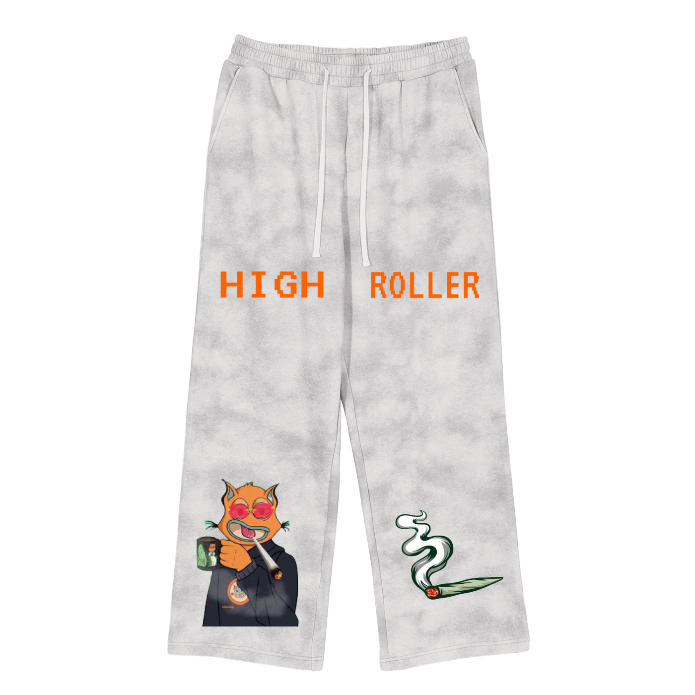 "High Roller" Dirty Washed Fleece Sweatpants - 410 GSM