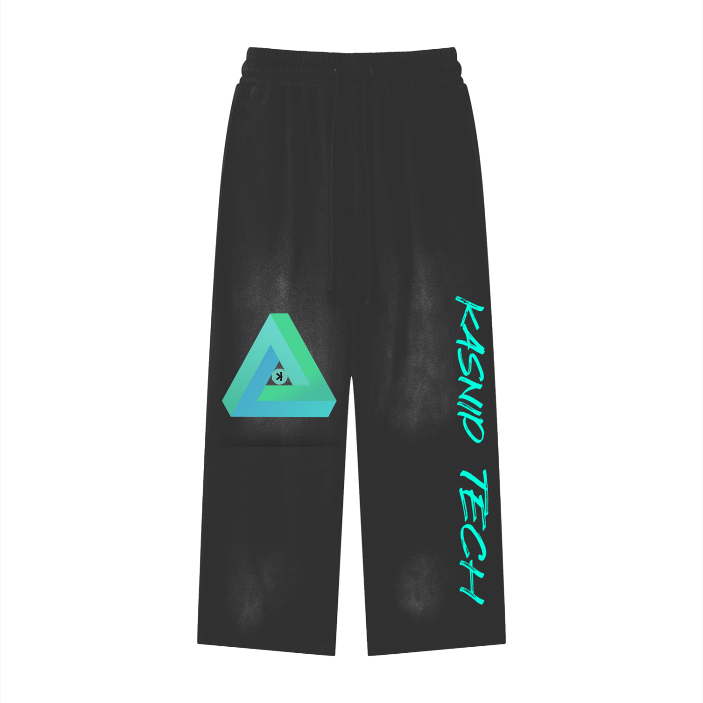 "KASnip Tech" Effortless Athleisure Pure Cotton Handcrafted Monkey Wash Loose fit Sweatpants - 350 GSM
