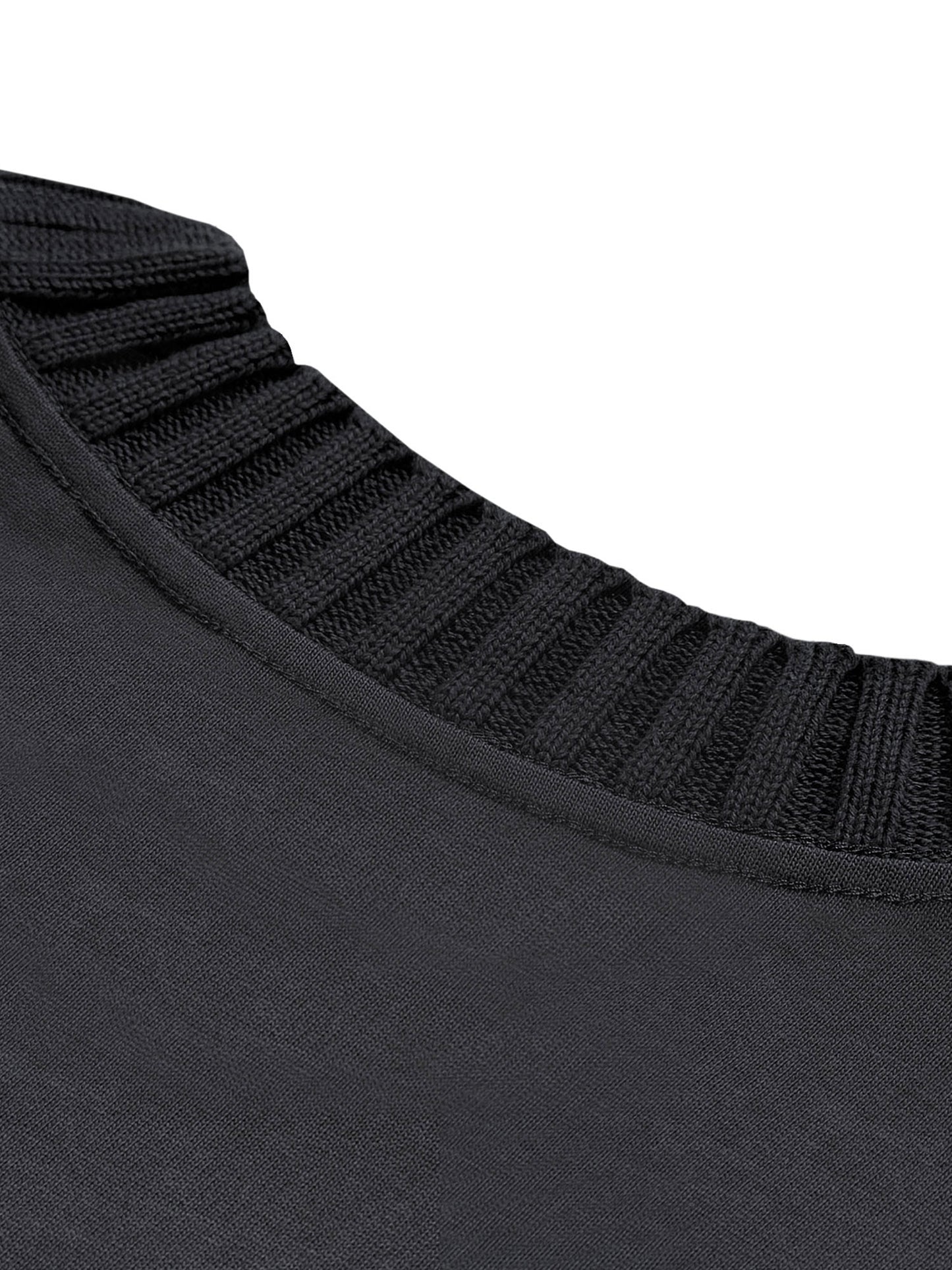 "God Candle" Heavyweight Knitted Round Neck T-Shirt - 305 GSM