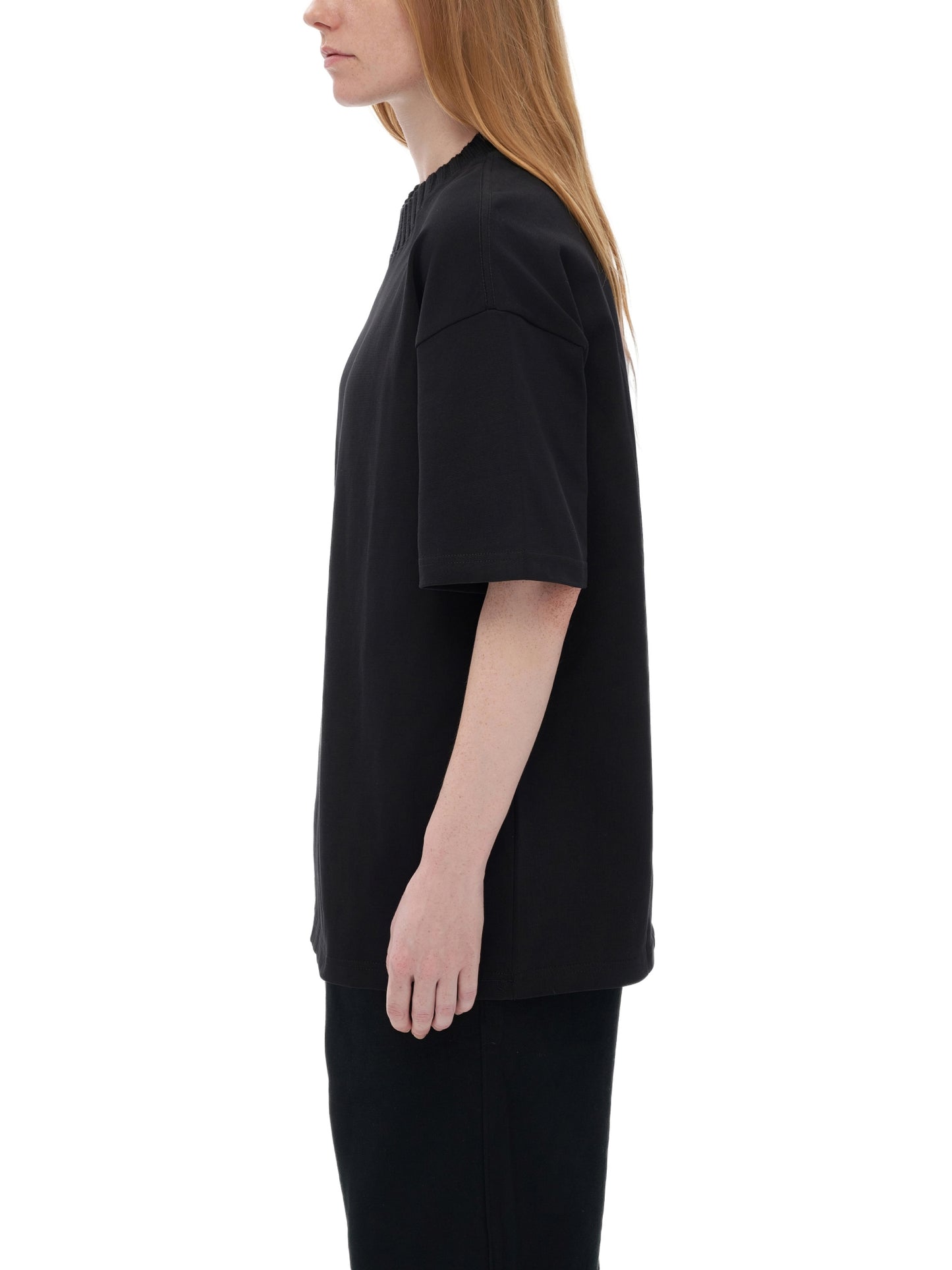 "God Candle" Heavyweight Knitted Round Neck T-Shirt - 305 GSM